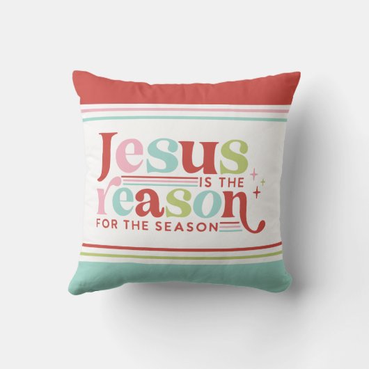 季節の理由はイエス |クリスマス クッション (裏面)