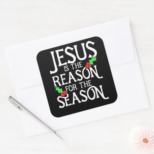 季節の理由はイエス  スクエアシール (封筒)