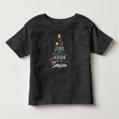 季節の理由イエス – クリスマス信仰 トドラーTシャツ (正面)