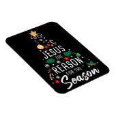 季節の理由イエス – クリスマス信仰 マグネット (右側)