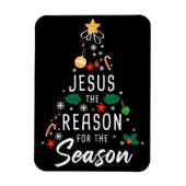 季節の理由イエス – クリスマス信仰 マグネット (縦)