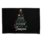 季節の理由イエス – クリスマス信仰 枕カバー (正面)