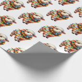季節の生き物が喜ぶ ラッピングペーパー (角)
