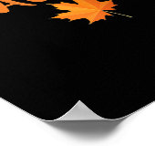 季節の生地保冬春夏秋 ポスター (角)