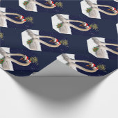 季節の白鳥クリスマスラッピング紙 ラッピングペーパー (角)