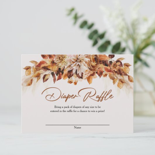季節の秋の花　銅さびたおむつ　抽選 エンクロージャーカード (スタンド正面)