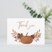 季節の秋カボチャサンキューカード サンキューカード (スタンド正面)