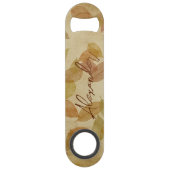 季節の秋リーフのパターン スピード栓抜き (正面)