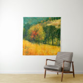 季節の秋色の画布に描かれた油絵。 タペストリー (インサイチュ)