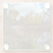 季節の移り変わり ガラスコースター (裏面)