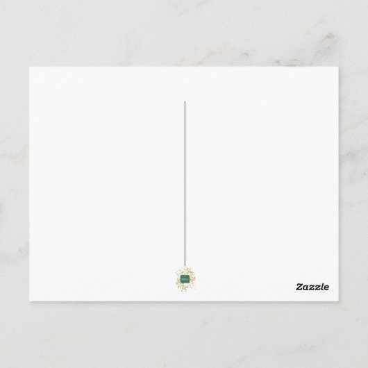 季節の素朴な秋のココアと葉の静物生活 ポストカード (裏面)