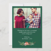 季節の素朴果実フローラクリスマス2写真 シーズンカード (裏面)