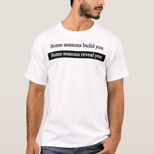 季節の自己開示 Tシャツ (正面)