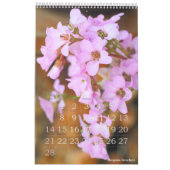 季節の花々のカレンダー カレンダー (2月 2027)