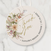 季節の装い ウインターブライダルシャワー フェイバータグ (正面)