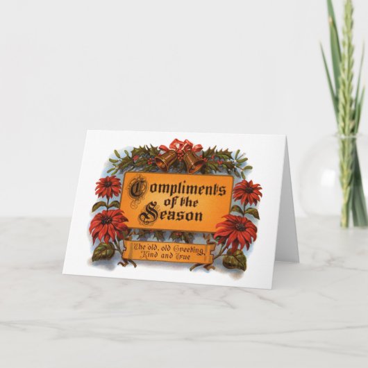季節の賛辞 カード (正面)