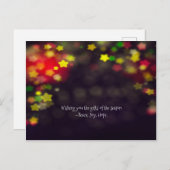 . .季節の贈り物を祈る ポストカード (正面/裏面)