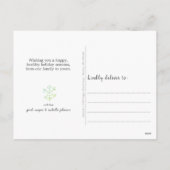 季節の贈り物 ポストカード (裏面)