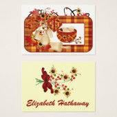 季節の閉じ込めカード/タグ - SRF (正面&裏面)