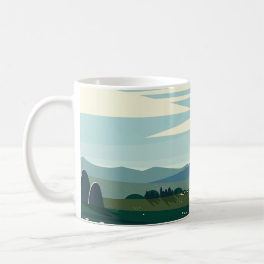 季節の風景 コーヒーマグカップ (左)