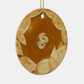 季節の食べ物、食べおもしろい物プンクリスマス セラミックオーナメント (右)