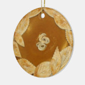 季節の食べ物、食べおもしろい物プンクリスマス セラミックオーナメント (左)