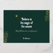 季節の魔法を信じて 箔シーズンカード (正面)