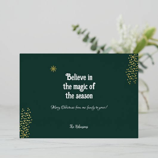 季節の魔法を信じて 箔シーズンカード (立ち正面)