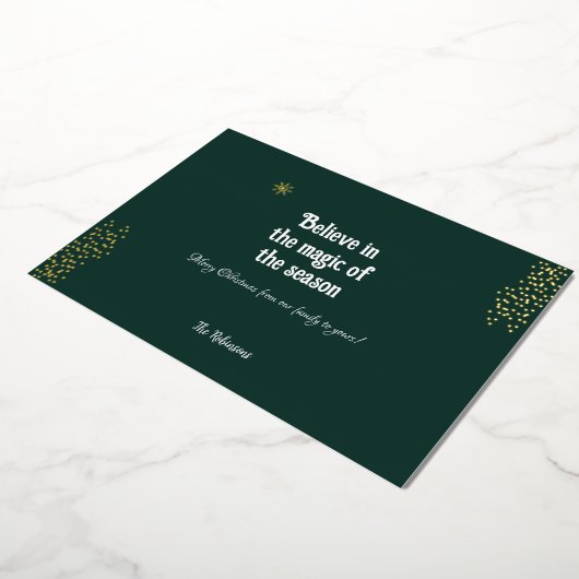 季節の魔法を信じて 箔シーズンカード (回転した状態)