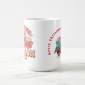 季節はクリスマスにコーヒーを飲むマグカップ コーヒーマグカップ (中央)