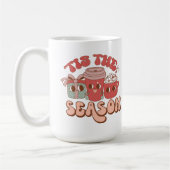 季節はクリスマスにコーヒーを飲むマグカップ コーヒーマグカップ (左)