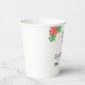 季節はクリスマス婚約パーティー 紙コップ (右)