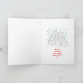 季節はクリスマス、子供たちよ、メリークリスマス カード (内部)