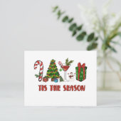 季節はクリスマス 楽しいクリスマス ポストカード (スタンド正面)