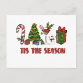 季節はクリスマス 楽しいクリスマス ポストカード (正面)