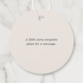 季節は冬 ウインター ブライダルシャワー フェイバータグ (裏面)