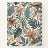 季節をテーマにしたデザイン ノートブック (裏面)