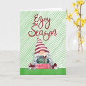 季節を楽しんで カード (黄色い花)