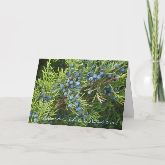 季節を満喫して下さい シーズンカード (正面)