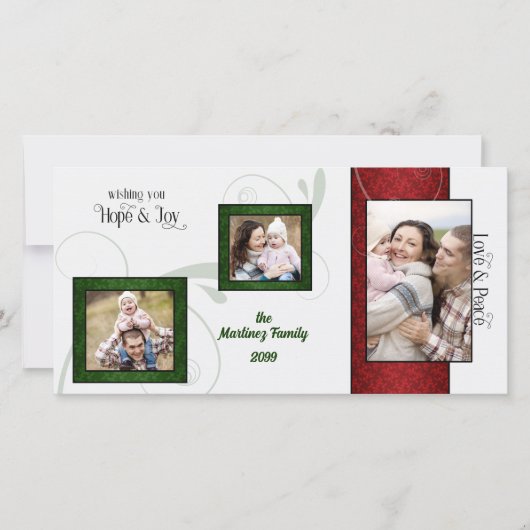 季節エレガントの愛と平和3写真 シーズンカード (正面)