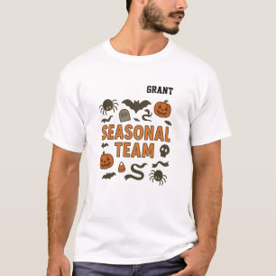 季節カスタマイズのチームのハロウィンアパレル Tシャツ