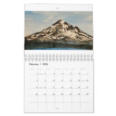 季節デザイン付き年カレンダー カレンダー (2月 2026)