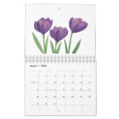 季節デザイン付き年カレンダー カレンダー (3月 2026)
