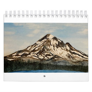 季節デザイン付き年カレンダー カレンダー