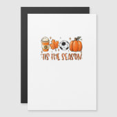 季節到来 リーフ ラテ オータム フットボール (正面/裏面)