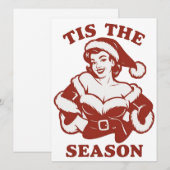 季節到来！皮肉なクリスマス ユーモア シーズンカード (正面/裏面)