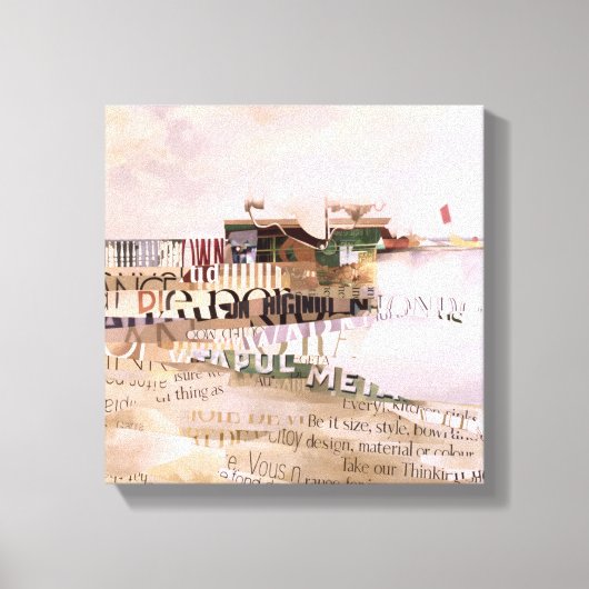 季節外れ キャンバスプリント (正面)