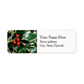 季節差出人住所ラベル ラベル (正面)