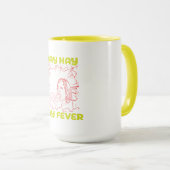 季節性アレルギー：干し草、干し草、花粉症。 マグカップ (正面右)