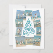 季節感たっぷりの手書きツリー写真コラージュ (正面)